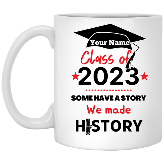 Graduation Day Personalized Mug 11 oz. White Mug