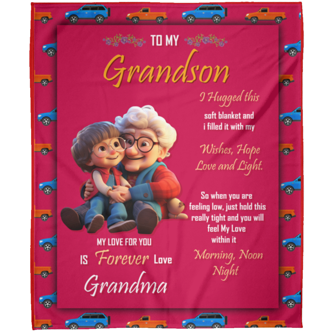 Grandson Blanket Hug 50x60