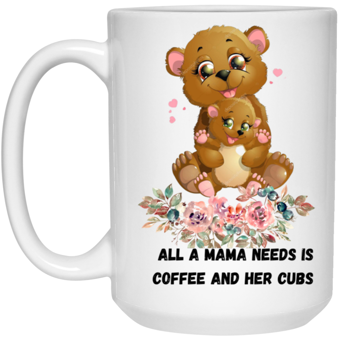 Mama Bear Coffee Mug 15 oz.