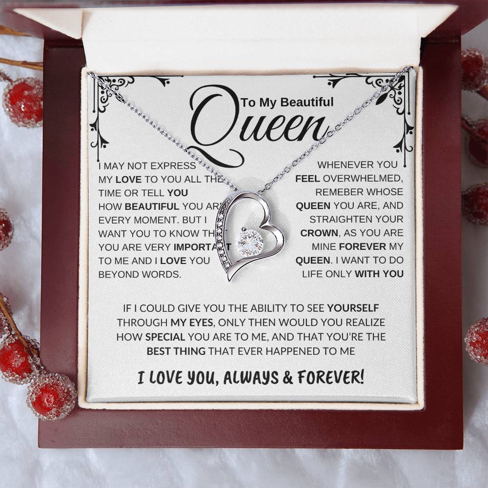 Queen Forever Love Necklace