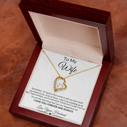 To My Wife Best Thing| Forever Love Necklace LTE