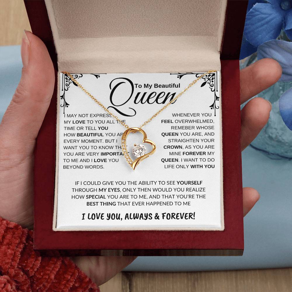 Queen Forever Love Necklace