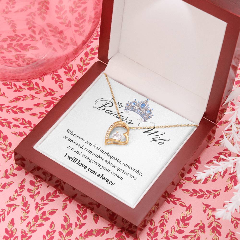 Badass Wife Forever Love Necklace