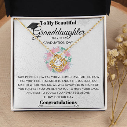 Granddaughter Graduation | Love Knot Necklace