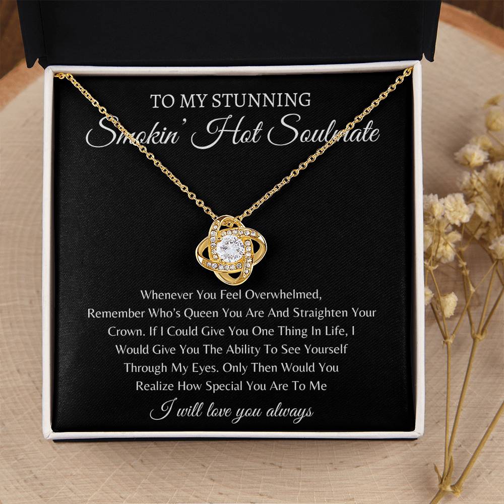 Smokin' Hot Soulmate Love Knot Necklace