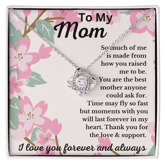 To My Mom | Love knot Necklace