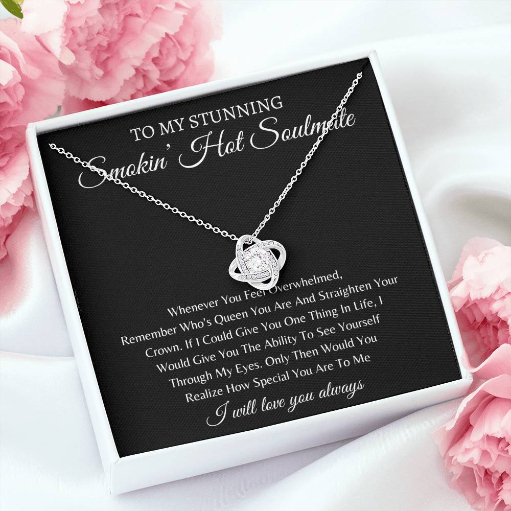 Smokin' Hot Soulmate Love Knot Necklace