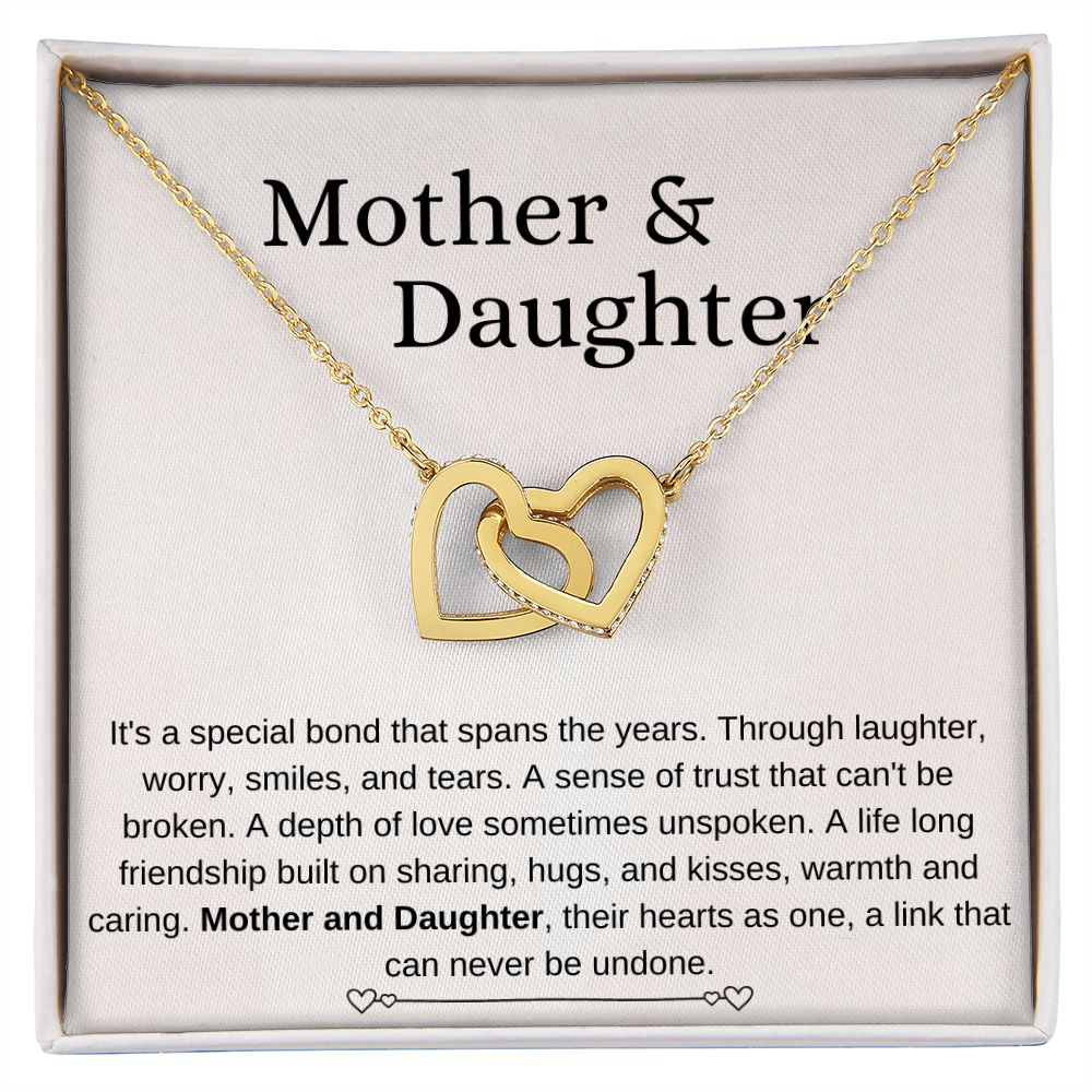 Mother & Daughter| Interlocking Hearts Necklace