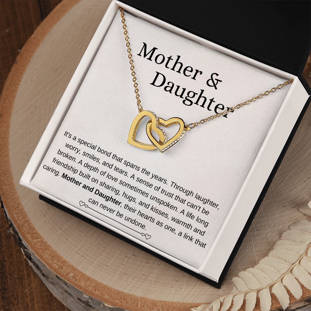 Mother & Daughter| Interlocking Hearts Necklace