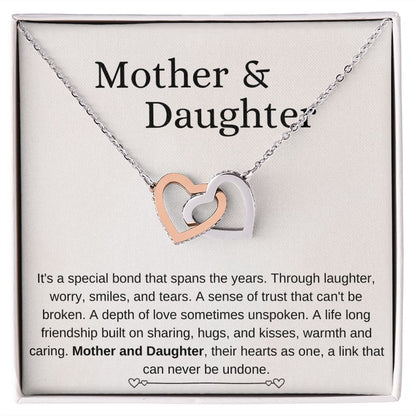 Mother & Daughter| Interlocking Hearts Necklace