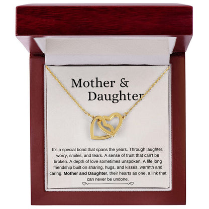 Mother & Daughter| Interlocking Hearts Necklace