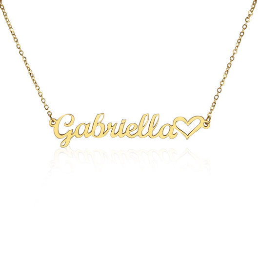 Exceptional You Name Necklace + Heart