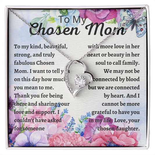 To My Chosen Mom| Forever Love knot Necklace