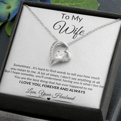 To My Wife Best Thing| Forever Love Necklace LTE