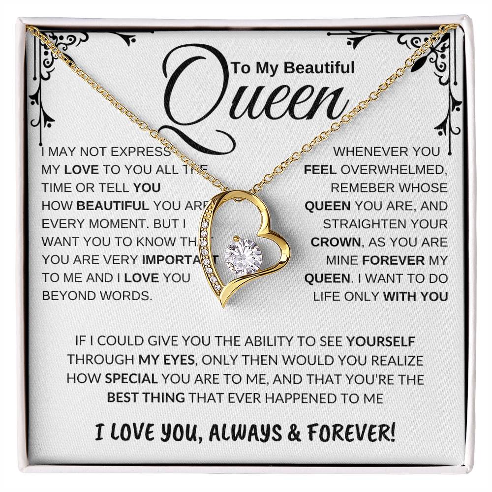 Queen Forever Love Necklace