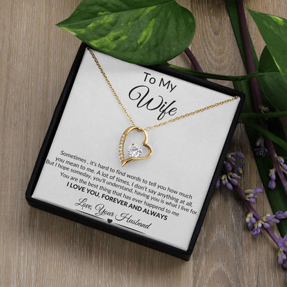 To My Wife Best Thing| Forever Love Necklace LTE