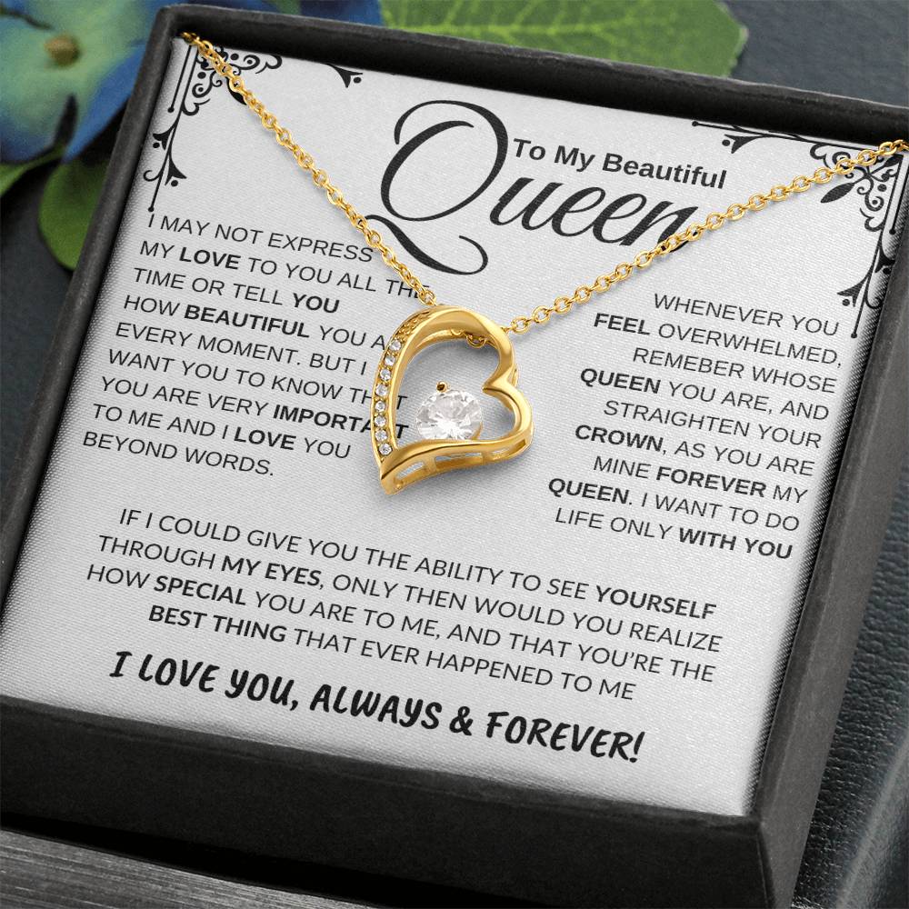 Queen Forever Love Necklace