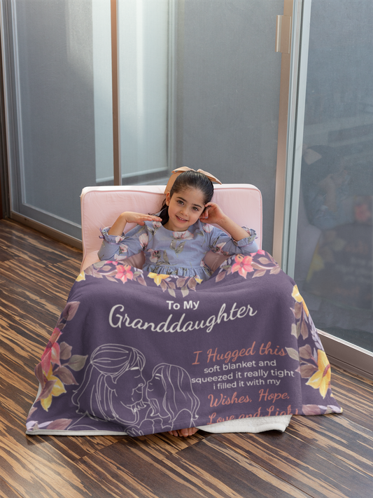 Granddaughter Blanket Hug 50x 60