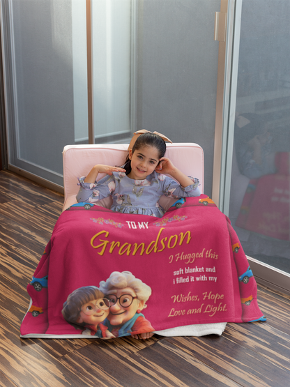 Grandson Blanket Hug 50x60