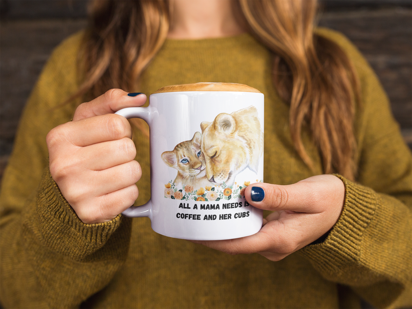 Mama Lioness Coffee Mug 15 oz.